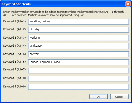 keywordshortcuts